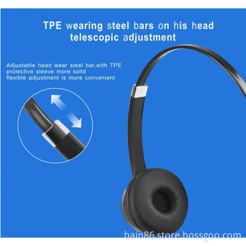 CS11 noise-reducing telephone business headset with microphone call center game music education